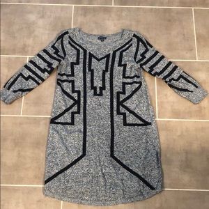 Express Grey Sweater Dress Small